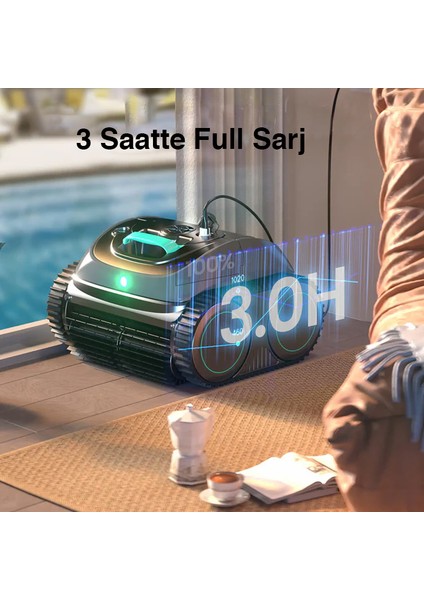 Wybot C1 Max Kablosuz 200m2 Havuz Robotu indirimleri
