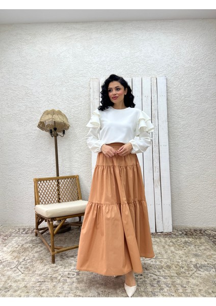 Camel Poplin Kat Kat Etek fiyatları