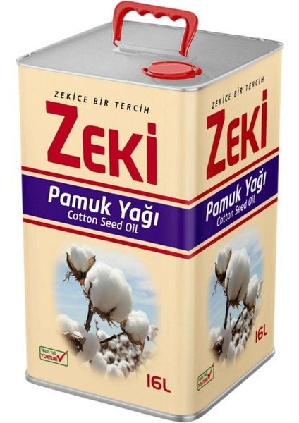Zeki Pamuk Yağı 16 L
