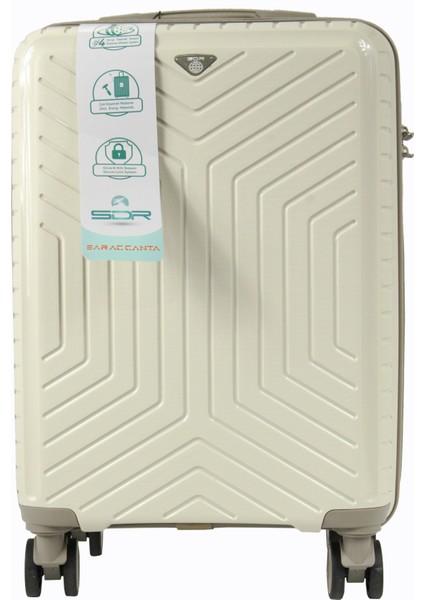 Metropolitan Sdr 103 Pp Valiz Seti - Büyük + Orta + Kabin Boy - Kemik / Gri modelleri