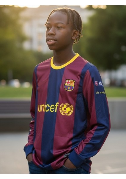 Efsane 09/10 Barcelona Messi Uzun Kollu Halı Saha Forma fiyatları