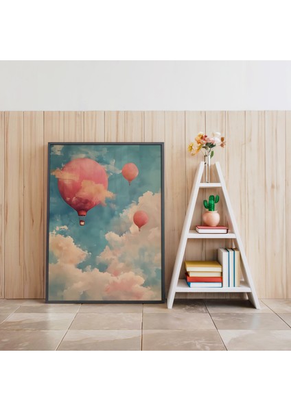 Ahşap Çerçeveli 2'li Poster Tablo Seti | Modern Stil Minimal Duvar Dekoru fiyatları