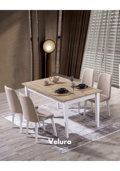 Legna Yemek Odası Takımı (Yemek Masası + 4 Adet Sandalye)