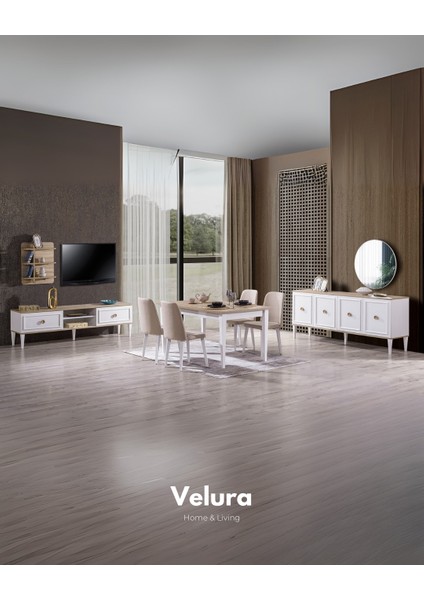 Legna Yemek Odası Takımı (Yemek Masası + 4 Adet Sandalye)