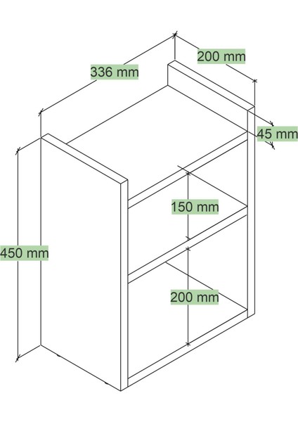 Ares Fincan Rafı Çok Amaçlı Raf, Mutfak Tezgah Üstü Düzenleyici