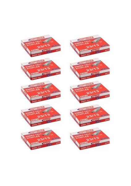 Zımba Teli No: 23/13, 1000 Adet, 10 Adet Kutu, Dayanıklı fiyatları