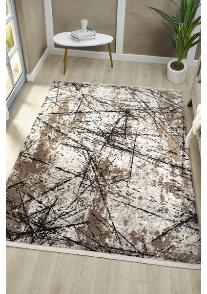 Roma Bej Siyah Halı Akrilik Halı Yumuşak Dokulu Salon Oturma Odası Yatak Odası Halısı 413 fiyatları
