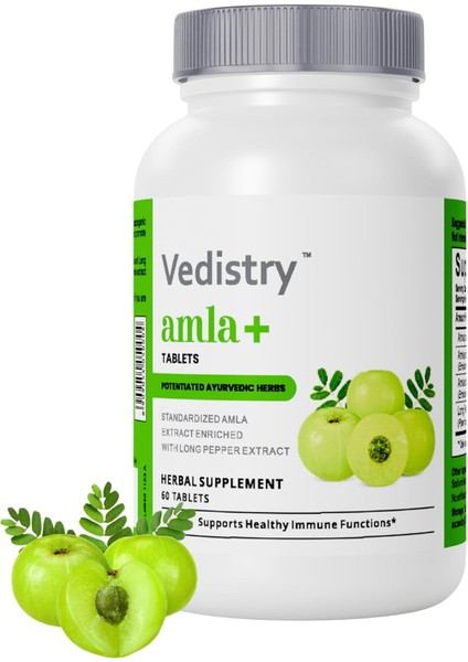 Amla+ 1100MG Tablets With Amla & Long Pepper