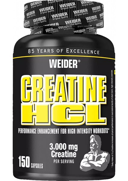 Creatine Hcl - 150 Caps - 50 Servis