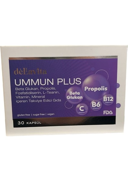 Dellavita Ummun Plus 30 Kapsül 8681917366995