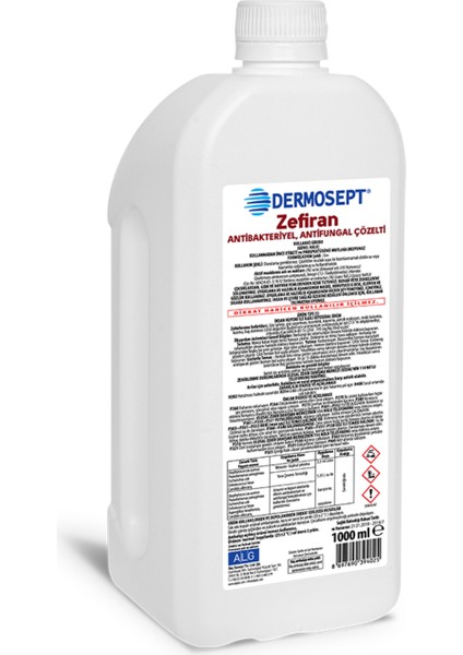 Zefiran Antibakteriyel Çözelti 1000 ml fiyatları