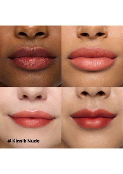 Soyulabilir Ruj Dudak Dövmesi 2 Li Set Lovely & Klasik Nude modelleri