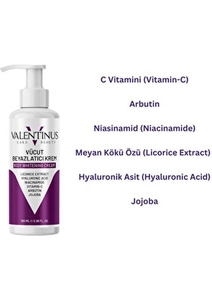 Vücut Beyazlatıcı Krem Dengeleyici Etkiyle 100 ml Cilt Tonunu Eşitleme fırsatları