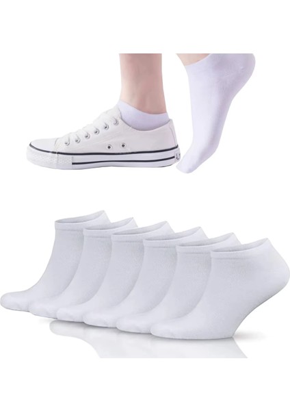 Kadın Beyaz Pamuklu Patik Çorap 5’li Paket fiyatları