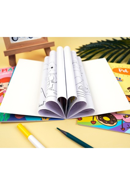 Renkli Çıkartmalar, Çocuklar Için Karikatür Grafiti, Boyama ve Erken Eğitim Eğlencesi Renkli Kitap (Yurt Dışından) fiyatları