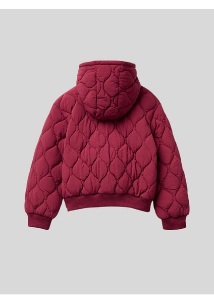 Kız Çocuk Kapüşonlu Kapitone Mont 6-14 Yaş Bordo fiyatları