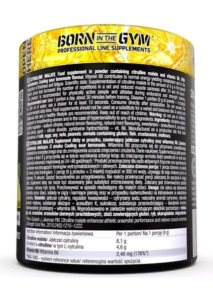 Citrulline Malate - 200 G modelleri