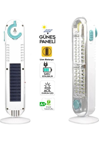 V-005 Solar Işıldak Şarjlı 33 LED