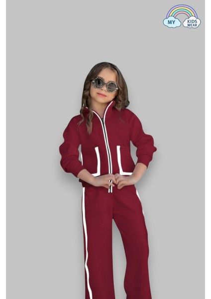 Kız Çocuk Cepli Okul Eşofman Takımı 5-14YAŞ 12213