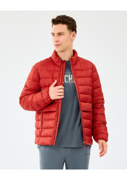M Essential Outerwear Padded Jacket Erkek Kırmızı Mont S231242-3912