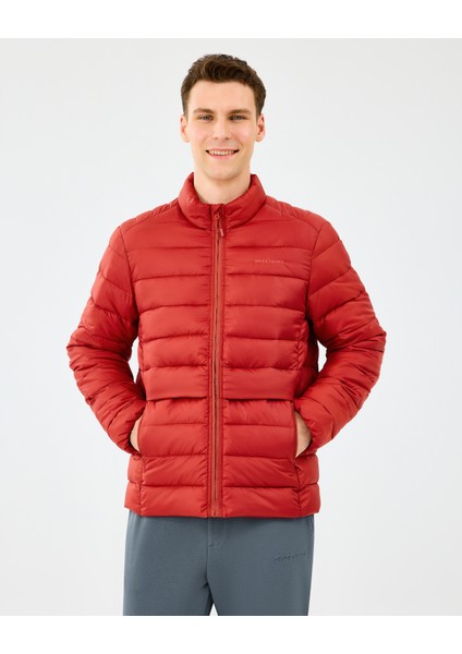M Essential Outerwear Padded Jacket Erkek Kırmızı Mont S231242-3912 modelleri