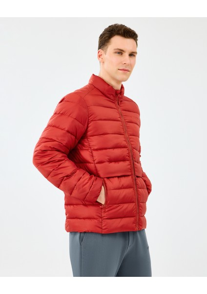 M Essential Outerwear Padded Jacket Erkek Kırmızı Mont S231242-3912 fırsatları