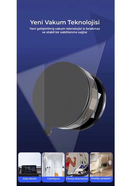 N52 Güçlü Mıknatıslı Katlanabilir 360° Döner Telefon Tutucu fırsatları