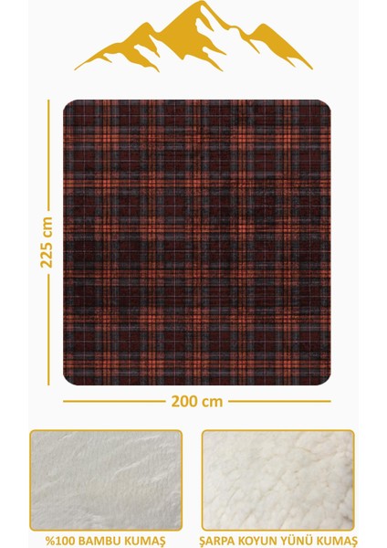 Lüks Çift Kişilik Bambu Battaniye Yumuşacık ve Şık Tasarım (200X220 Cm) BBT0006 modelleri