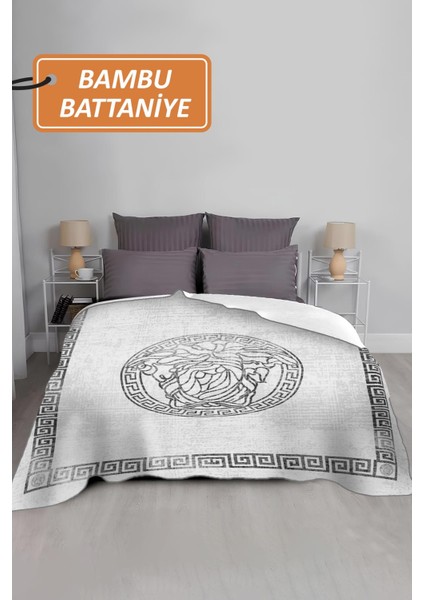 Lüks Çift Kişilik Bambu Battaniye Yumuşacık ve Şık Tasarım (200X220 Cm) BBT0011 fiyatları