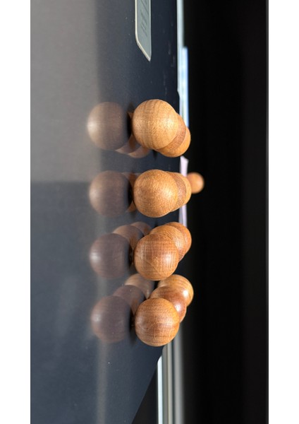 12 Adet Mıknatıslı Ahşap Buzdolabı Magnet Set fırsatları