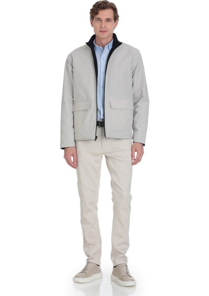 Lacivert Regular Fit Yarım Balıkçı Yaka Baharlık Mont fiyatları