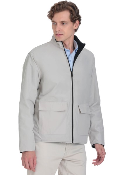 Lacivert Regular Fit Yarım Balıkçı Yaka Baharlık Mont modelleri