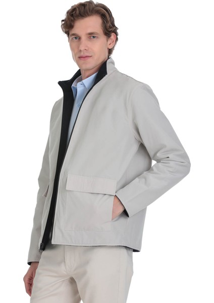 Lacivert Regular Fit Yarım Balıkçı Yaka Baharlık Mont fırsatları