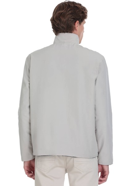 Lacivert Regular Fit Yarım Balıkçı Yaka Baharlık Mont