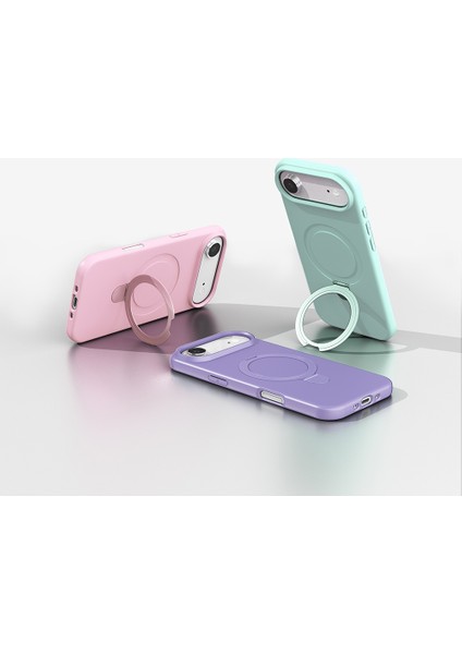 Apple iPhone 17 Air Kılıf M-Safe Şarj Özellikli Standlı Twincore Kapak modelleri