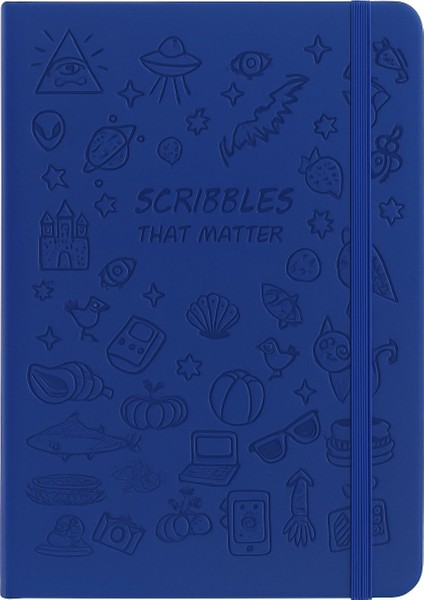 Deri Ajanda Günlük Not Defteri Notebook Lacivert