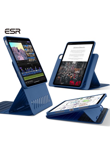 iPad Air 11 inç (M2, 2024) / Air 5. Nesil (M1, 2022) / Air 4. Nesil (A14, 2020) Shift Manyetik Kılıf