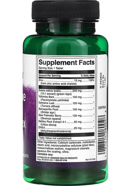 Dhea (Isırgan Otu+Saw Palmetto Berry+Nettles+Damiana+Avena Sativa 45 Tablets fiyatları