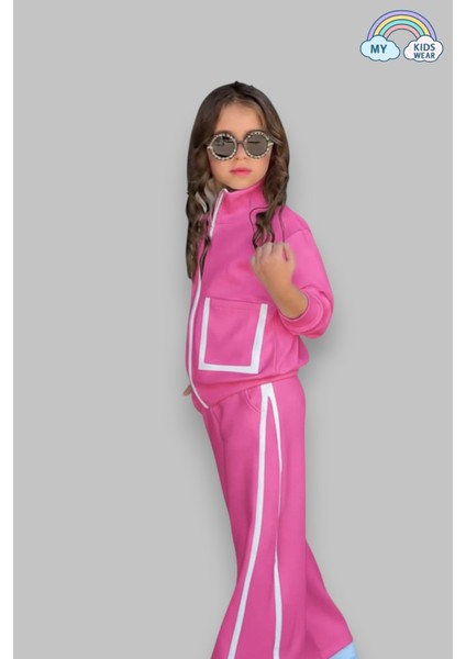 Kız Çocuk Cepli Okul Eşofman Takımı 5-14YAŞ 12214 fiyatları