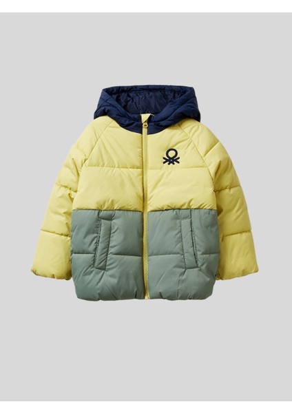 Erkek Çocuk Renkli Mont 1-6 Yaş Sarı