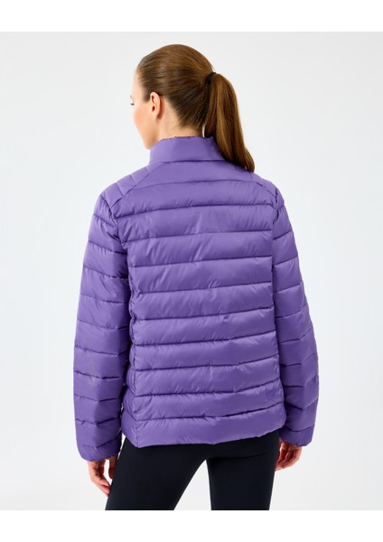 W Essential Outerwear Padded Jacket Kadın Mor Mont S231240-0277 modelleri
