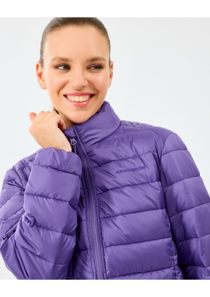 W Essential Outerwear Padded Jacket Kadın Mor Mont S231240-0277 fırsatları