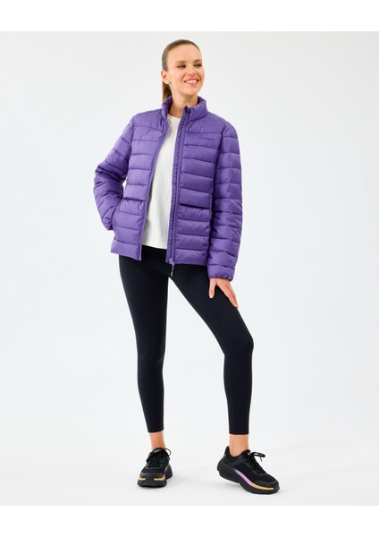 W Essential Outerwear Padded Jacket Kadın Mor Mont S231240-0277 indirimleri