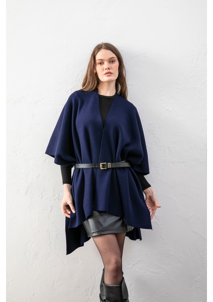 Kadın Kemerli Triko Panço / Pelerin – Şık ve Rahat Panço, Triko Panço fiyatları