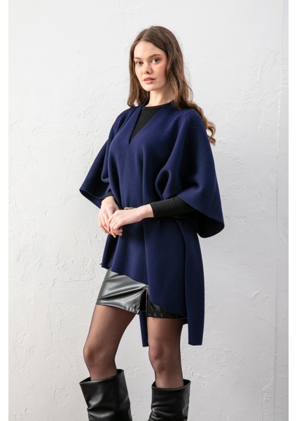 Kadın Kemerli Triko Panço / Pelerin – Şık ve Rahat Panço, Triko Panço fırsatları