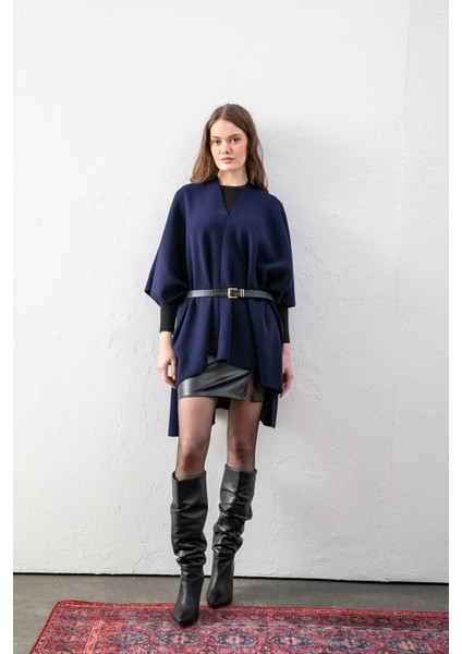 Kadın Kemerli Triko Panço / Pelerin – Şık ve Rahat Panço, Triko Panço indirimleri