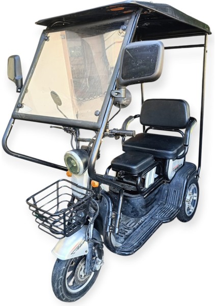 3 Tekerlekli Elektrikli Tek Kişilik Modellere Uyumlu Kabin