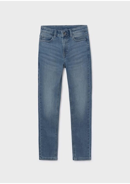 Erkek Çocuk Denim Pantolon 8-14 Yaş Mavi fiyatları