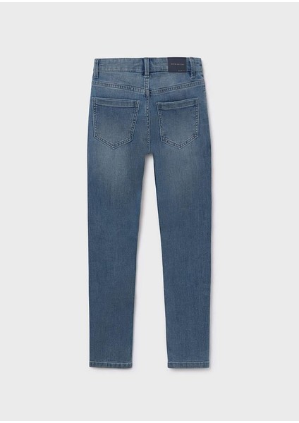 Erkek Çocuk Denim Pantolon 8-14 Yaş Mavi modelleri