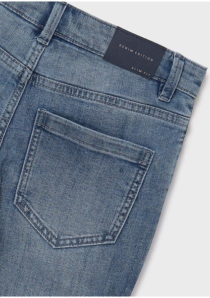 Erkek Çocuk Denim Pantolon 8-14 Yaş Mavi fırsatları